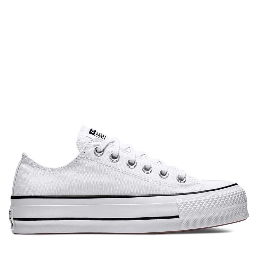 White Platform Converse | Low Top